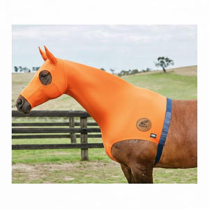 Máscara Protectora Contra Moscas de Alta Calidad, Cómoda Máscara Contra Moscas para Caballos con Orejas, Máscara Contra Moscas Transpirable y Elástica con Cubiertas de Malla para los Ojos - Product Image 2