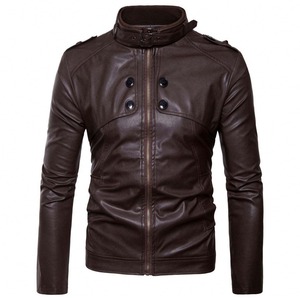 Fashion <b>Men</b> Black <b>Leather</b> <b>Jacket</b> <b>men</b> <b>Leather</b> <b>Jackets</b> Good Quality And Comforetable <b>Leather</b> <b>Jacket</b> For <b>Man</b> - Product Image 1