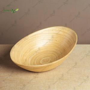 ชามไม้ไผ่ขายส่ง เป็นมิตรกับสิ่งแวดล้อม ภาชนะใส่อาหารจากธรรมชาติ สำหรับใช้ในบ้าน ร้านกาแฟ และร้านอาหาร - Product Image 5