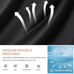 Maillot de cyclisme d'été pour hommes en gros – Respirant, anti-UV, léger, pour rester au frais lors de vos sorties à vélo - Product Image 6