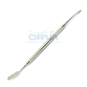 Elevador periostal ortopédico Crego curvo, de punta roma y afilada, de acero inoxidable, de alta calidad, general - Product Image 1