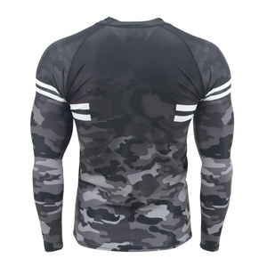 เสื้อรัดกล้ามเนื้อแขนยาวแบบกำหนดเอง ผู้ผลิต OEM ลายพราง - Product Image 3
