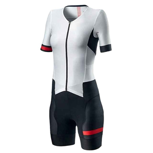 Combinaison de triathlon réversible coupe-vent pour homme grande taille, sublimée, pour la course à pied, le cyclisme, manches courtes avec deux poches - Product Image 4