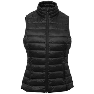 Chaleco acolchado de diseño personalizado para mujer, chaqueta corta sin mangas para invierno, precio al por mayor - Product Image 1