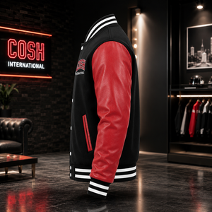 Chaqueta Varsity de Invierno de Alta Calidad Cosh International para Hombre, Logotipo Personalizado, Impresión por Transferencia de Calor, Lona Impermeable y Resistente al Viento, OEM - Product Image 2