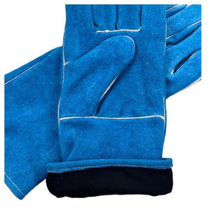 Extra Long Welding Gloves Forearm Protection Heat Resistant Fireproof Gloves for Industrial Welding Use - Product Image 3