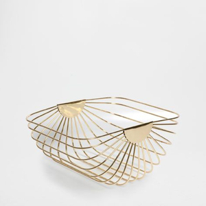 Panier de rangement en fil métallique blanc avec finition revêtue, de forme ronde, pour la maison, le linge sale et la cuisine - Product Image 6