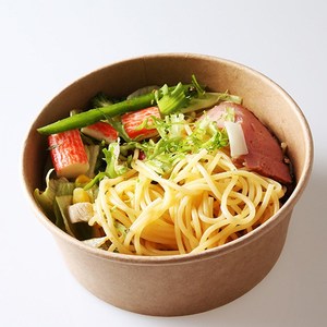 ชามสลัดพลาสติกแบบเดี่ยวทำจากพลาสติกใสขนาด1300มล. แบบใช้แล้วทิ้งเกรดอาหารย่อยสลายได้ตามธรรมชาติ - Product Image 2