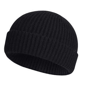 Bonnets d'hiver personnalisés avec logo brodé pour hommes et femmes, en tricot côtelé en laine mérinos, acrylique, coton, cachemire, avec logo de créateur - Product Image 2