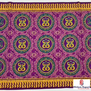 Tela de Poliéster con Diseño de Estampado Africano Personalizado, Material Ligero Impreso por una Cara para Eventos Promocionales y Marca - Product Image 3