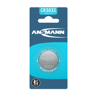 ANSMANN - Pilas de Botón de Litio CR3032 de 500 mAh al por Mayor para Control Remoto, Electrodomésticos, Juguetes, Relojes, Alta Densidad de Energía