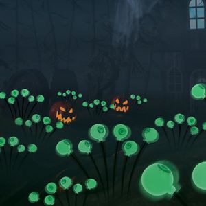 Confezione da 2/4 Pezzi, Decorazioni Halloween da Esterno, Luci Solari a Forma di Occhi Spaventosi, Luci Oscillanti per Sentieri, Ornamenti per Halloween - Product Image 2