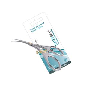 Tijeras para Cutículas con Punta Dorada Niquelada de 3.5 Pulgadas, Acero Inoxidable de Alta Calidad, Logotipo Personalizado, Arte de Uñas de Alta Calidad - Product Image 4