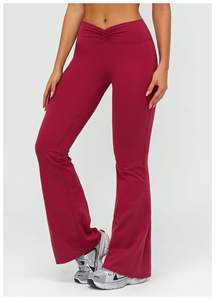 Pantalon plissé décontracté printemps-été 2023 pour femme, coupe large, effet amincissant, style droit et élégant - Product Image 5