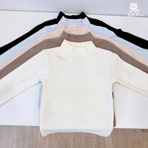 ซันคิดส์เสื้อเชิ้ตคอเต่าสำหรับเด็ก 4 ซม. เนื้อผ้านุ่ม ยืดหยุ่น ระบายอากาศได้ดี เหมาะสำหรับเด็กชายและเด็กหญิง - Product Image 3