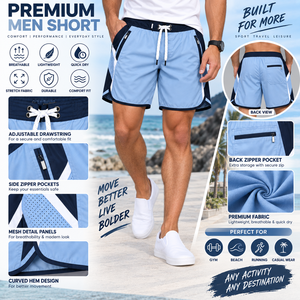 Shorts de course camouflage personnalisés Evertop pour hommes, shorts de sport décontractés pour la gym, fabriqués en polyester imprimé technique - Product Image 3