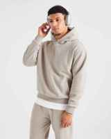 Sweat-shirt à capuche pour homme 100% coton, couleur unie, molletonné, décontracté, tricoté, coupe régulière, longueur normale, respirant, avec poche, hiver
