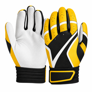 Gants de frappe personnalisés pour softball et baseball, antidérapants, en cuir Cabretta, pour hommes, fabriqués par Elson Sports - Product Image 5