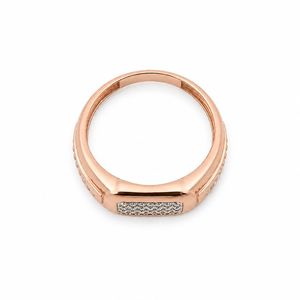 Solid 18K Gold Mens Diamond Cluster Signet <b>Ring</b> <b>Cushion</b> Shape Micro Pave High Polish Classic Bold <b>Wedding</b> Party Daily Wear Gift - Product Image 3