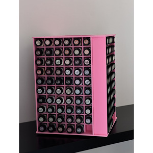 Boîte de rangement de perles Hama en <span class=keywords><strong>plastique</strong></span> écologique pour bureau, avec séparateurs pour bouteilles et pots de 30 ml, organisateur rotatif multi-niveaux 240 compartiments - Product Image 6