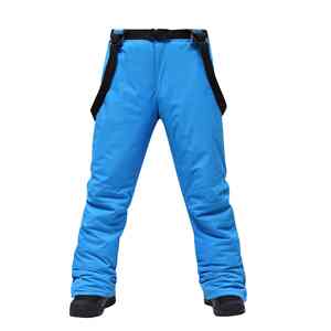 Pantalones de invierno de sarga elástica premium con forro interior suave para un estilo elegante y cómodo, ideales para esquí y nieve. - Product Image 6