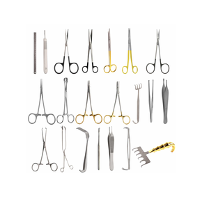 Meilleur prix pour un ensemble d'instruments d'abdominoplastie, 32 pièces, kit chirurgical manuel en acier, approuvé CE, certifié ISO13485 par Dentavex - Product Image 1