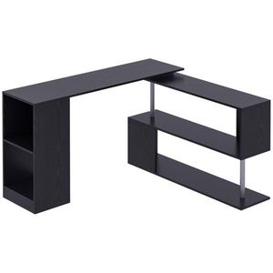 Black L-Shaped Computer Desk - Product Image 3