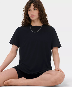 T-shirt pour femmes à col rond en coton, tendance, pour le fitness, vente chaude - Product Image 6