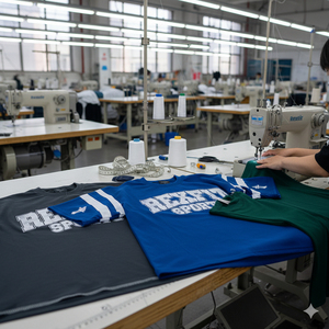 เสื้อยืดซันเฟดด์ ผู้ผลิตชั้นนำ เสื้อผ้าสตรีทแวร์ขายส่งใหม่ พิมพ์ลายโลโก้ ทรงไหล่ตก รุ่นแฮนด์คราฟท์ - Product Image 4