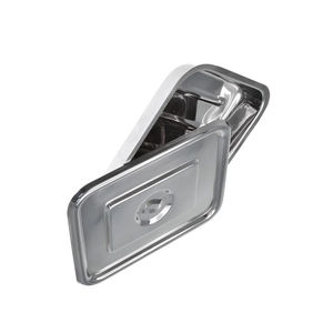 Plateau chirurgical de haute qualité pour salle d'opération, plateau à instruments chirurgicaux Mayo, plateau de pansement en acier allemand - Product Image 1