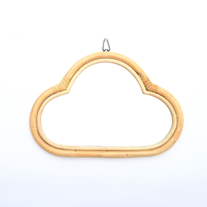 Adorable kids cloud <b>mirror</b> <b>small</b> rattan wall mounted <b>mirrors</b> best gift for child room decor - Product Image 1