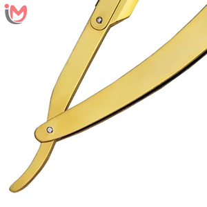 Stainless Steel Barber <b>Swing</b> Lock Razors <b>Single</b> Blade Customizable Color Brand Smooth Feel Salon Quality Straight Edge Face - Product Image 2