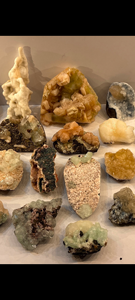 Lote de Especímenes Minerales de Zeolita Natural, Colección de Piedras Crudas, Artículos Coleccionables de Maharashtra, Decoración para el Hogar - Product Image 5