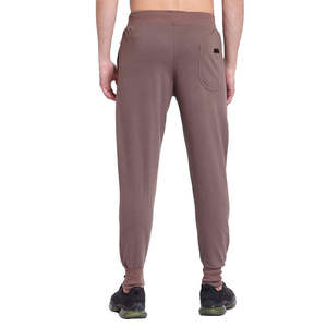 Pantalon de jogging en coton uni pour homme, taille élastique avec cordon de serrage, style décontracté pour adulte, style e-sport - Product Image 2