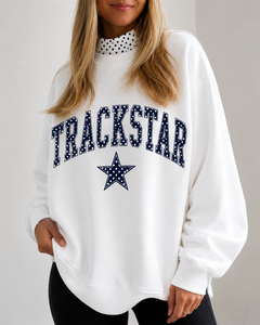 Sweat-shirt personnalisé pour femme à col montant, coupe oversize, en molleton de coton, avec broderie appliquée, pull décontracté style streetwear, marque privée OEM - Product Image 2