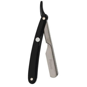 Rasoir droit pliant en acier inoxydable avec lame droite, couteau de barbier, rasoir personnalisé avec logo - Product Image 1