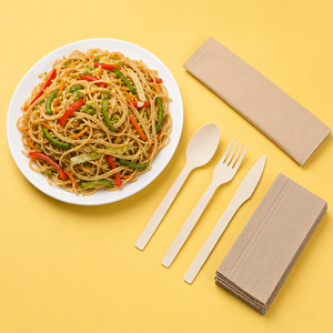 Couteau en papier de qualité alimentaire 155 mm pour l'emballage de boulangerie et la restauration, lot de 50 pièces pour les collations, la restauration rapide et l'utilisation en restaurant - Product Image 1