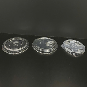 Custom printed Low price Factory Disposable Dia 93/95/120mm PET PP <b>Plastic</b> Lids Dome Flat Lids for <b>Plastic</b> <b>Cup</b> Transparent clear - Product Image 6