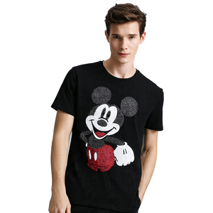 Fashion Wear Rhinestone T-<b>Shirt</b> Men Short Sleeve Summer Rhinestone Tee <b>Shirt</b> Men's <b>100</b>% Cotton <b>Polyester</b> Rhinestone T <b>Shirts</b> Men - Product Image 3