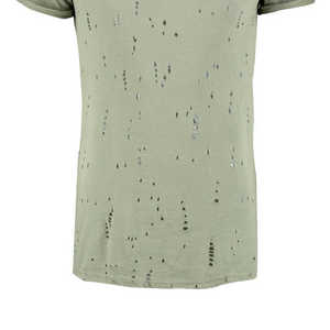 เสื้อยืดผู้ชายดีไซน์ใหม่มาแรง คุณภาพเยี่ยม ขายดีที่สุด ขายส่ง เสื้อยืดผู้ชายสไตล์ Distressed รุ่นล่าสุด - Product Image 4