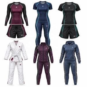 Vêtements de sport et d'arts martiaux pour femmes |   Blanc Marron Bleu Vert |   Fabricant OEM ODM |   Shorts Leggings Haut de Gamme | - Product Image 5
