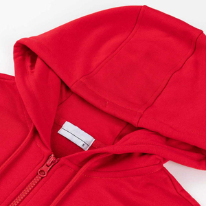Sweat à capuche court en molleton de luxe pour homme, coton épais de haute qualité 370g, imprimé personnalisé, épaules tombantes, boutons-pression, style streetwear - Product Image 3