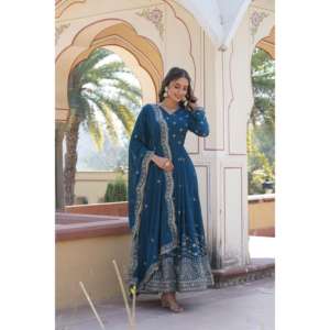 ชุดพรีเมี่ยม Liksha พร้อม SET-LC-1084 Dupatta - Product Image 4