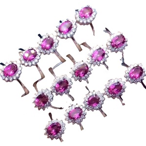 925 Anello <span class=keywords><strong>di</strong></span> <span class=keywords><strong>Ametista</strong></span> Tourmalinea <span class=keywords><strong>anelli</strong></span> Per La Signora - Product Image 1