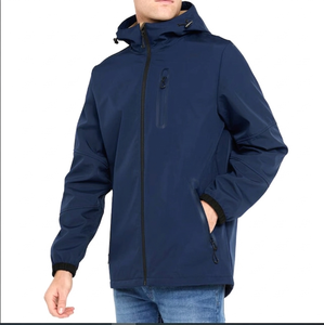Lightweight Hot Selling Unique Design Men's <b>Soft</b> <b>Shell</b> <b>Jacket</b> Zipper Style Canvas Winter Customized OEM Service Plain Dyed - Product Image 5