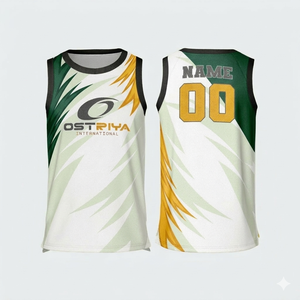 Custom Unisex Basketball Jersey Sleeveless <b>Mesh</b> Breathable Quick Dry Anti-Bacterial Digital Printing Front Logo <b>Shirts</b> - Product Image 6