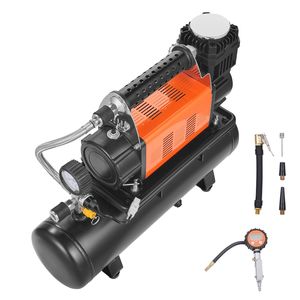 Compressore d'aria portatile digitale per impieghi gravosi 12V 6L con serbatoio, 6.35 CFM, 150PSI, per pneumatici fuoristrada, veicoli e SUV - Product Image 4