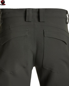 Pantalon de chasse softshell unisexe pour l'extérieur, polyester imprimé, résistant à l'eau, extensible, tactique, randonnée, trekking, travail, pêche, multi-usages - Product Image 5