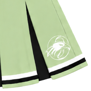 Jupe plissée vert clair pour femmes et filles, idéale pour la danse, les entraînements, les compétitions et les tenues de sport. - Product Image 5