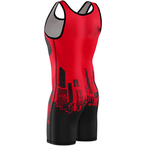 Combinaisons de lutte personnalisées par sublimation, vêtements de sport pour athlètes professionnels - Product Image 4